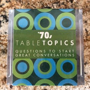 Table topics Vintage 70’s collectible Factory sealed NWT